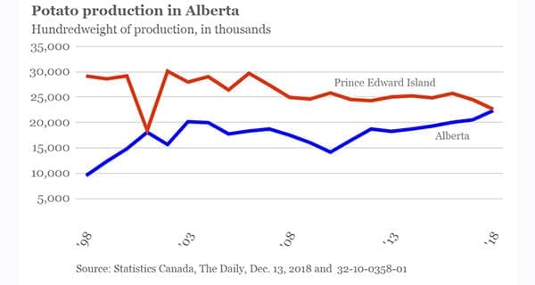 Alberta PEI potato graphic