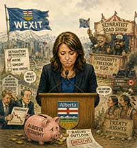 The Alberta Bill of Rights might allow citizens to seek legal recourse and sue the provincial government for massive economic harm caused by separatist talk