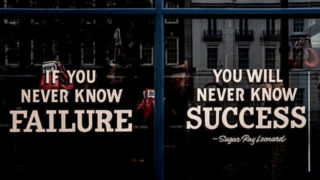 No one wants to admit to failing, but sometimes we do